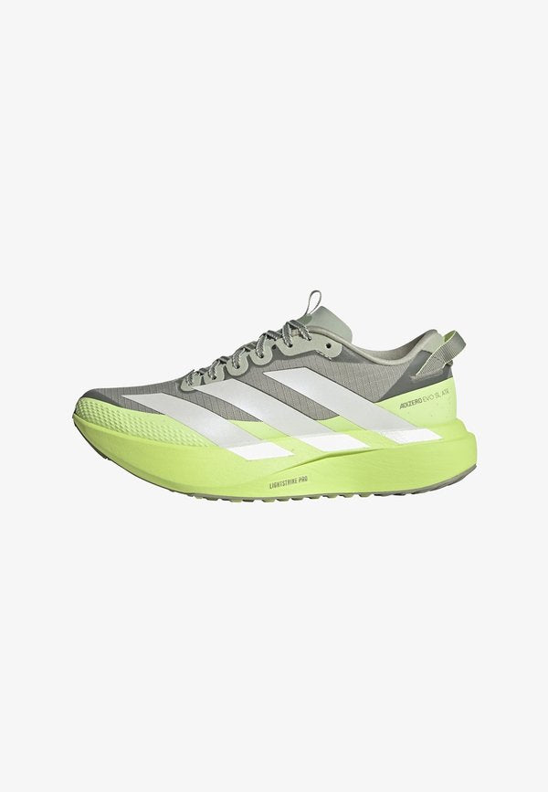 adidas Performance ADIZERO EVO SL ATR W - Road running shoes - halo green metalic frozen lemon