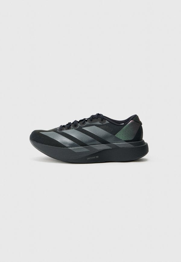 adidas Performance ADIZERO EVO M - Trainers - core black   grey four   impact orange