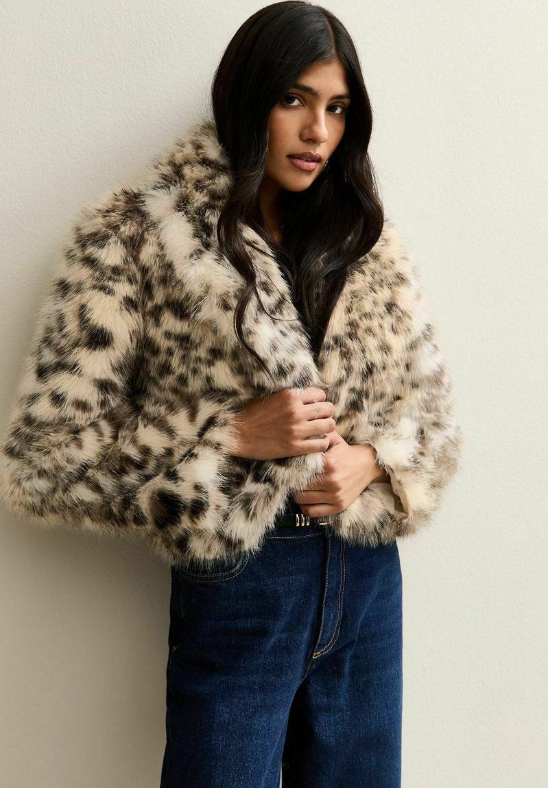 New Look ANIMAL PRINT CROPPED
