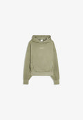Bershka WASHED- HOODIE - Hoodie - khaki