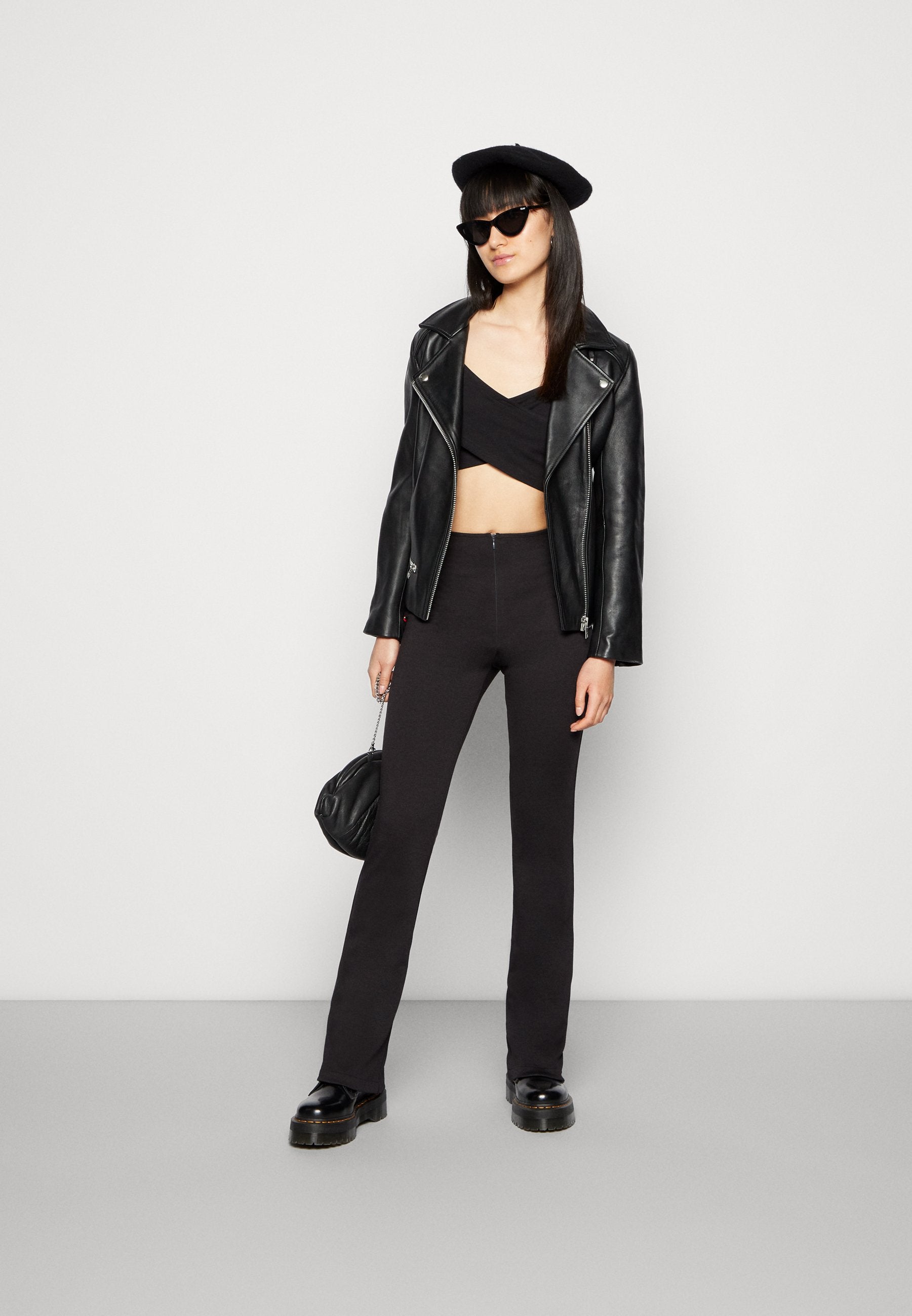 Local Heroes ROSE BLACK FLARED PANTS
