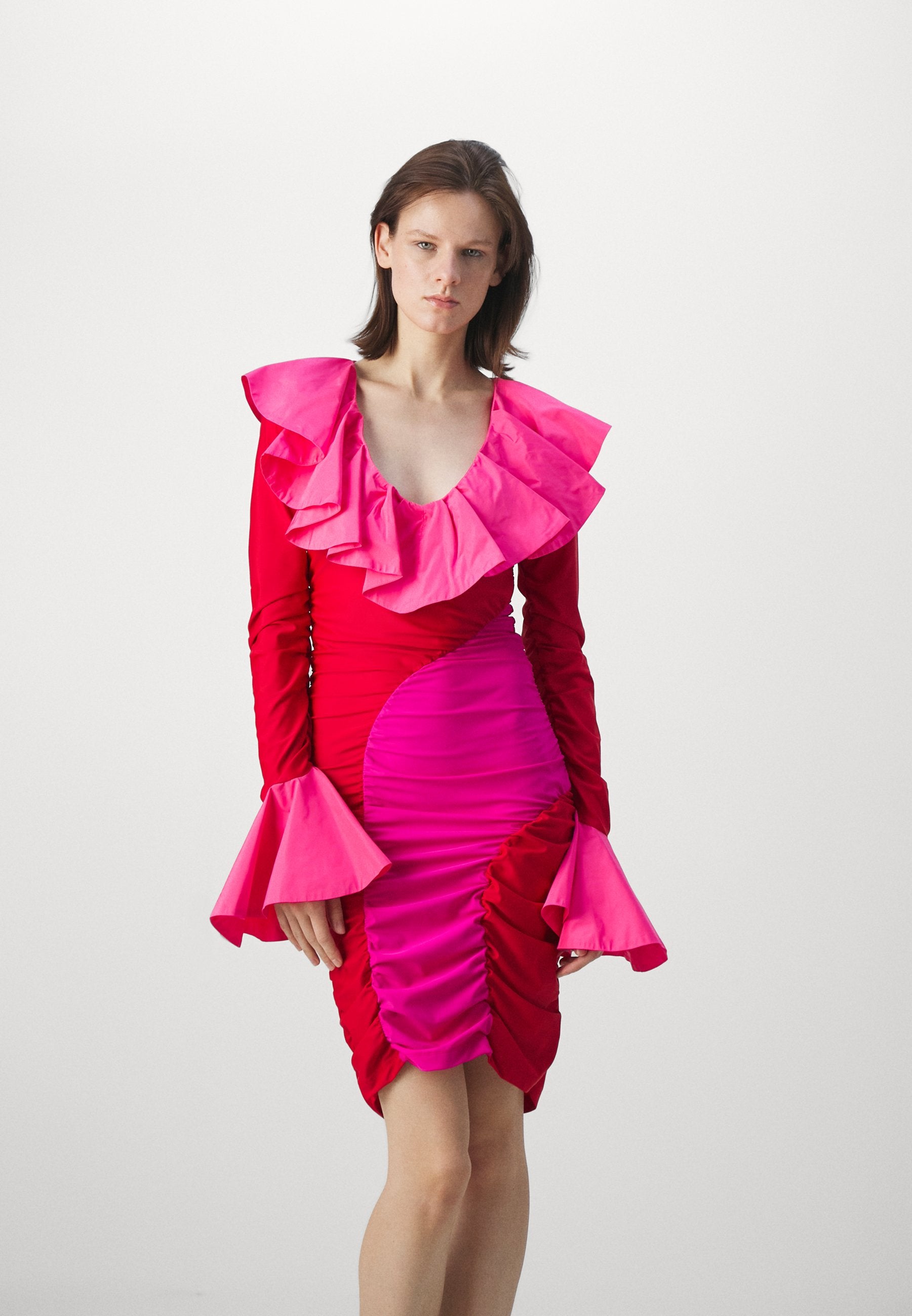 Ahluwalia ROSIE RUFFLE DRESS