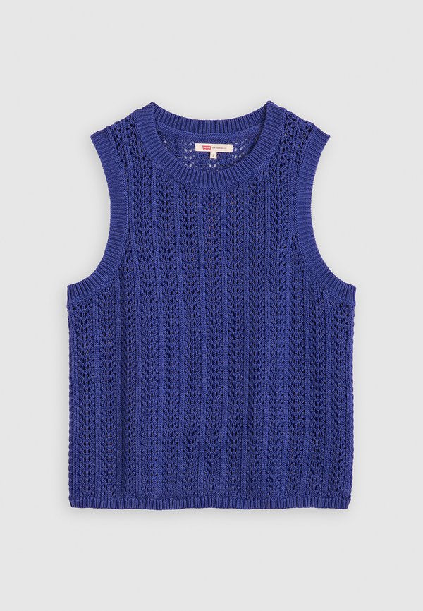 Levi's® SUNRISE CROCHET TANK - Top - mazarine blue