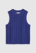Levi's® SUNRISE CROCHET TANK - Top - mazarine blue