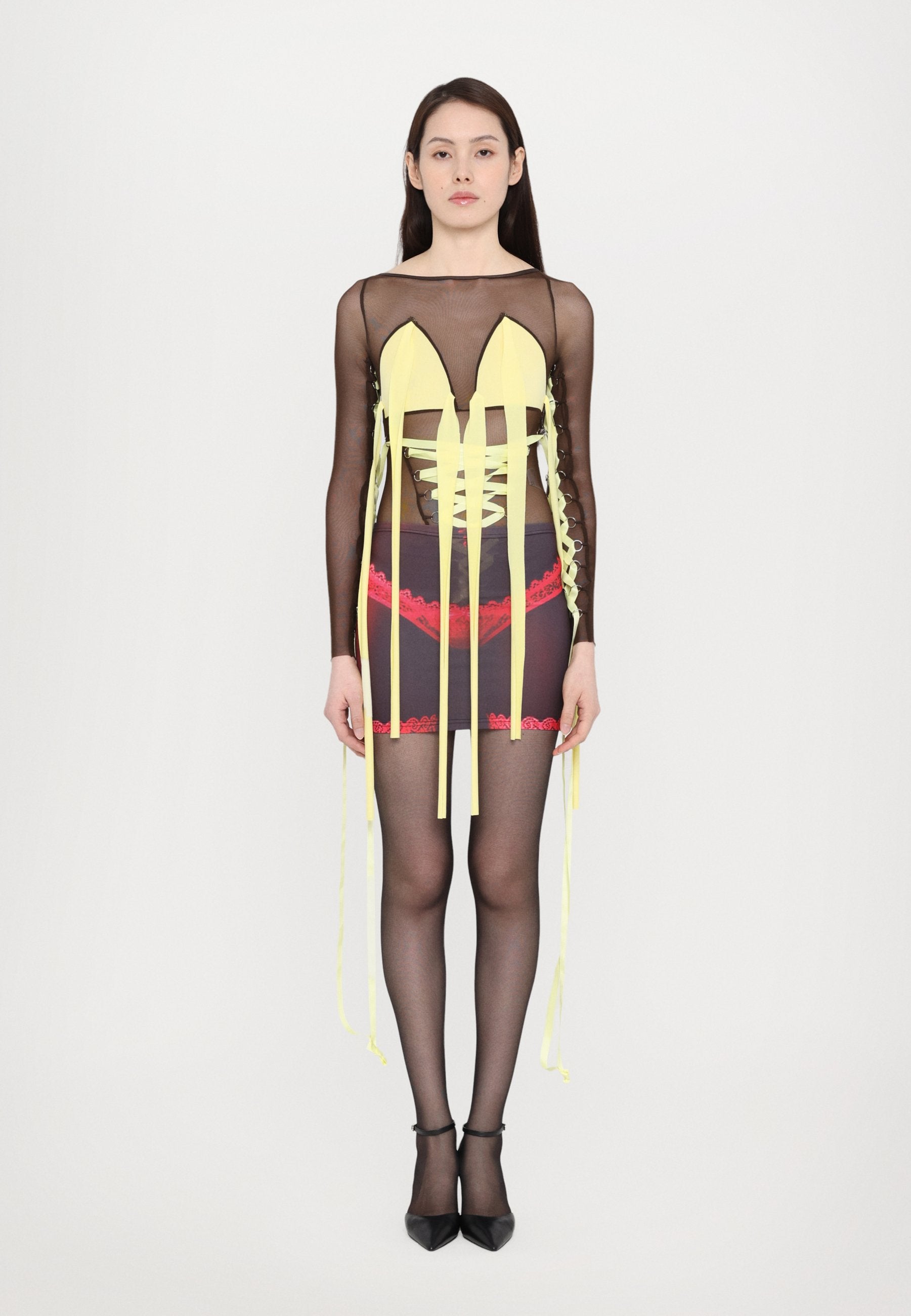 Sinead Gorey CORSET PIERCING RIBBON UP