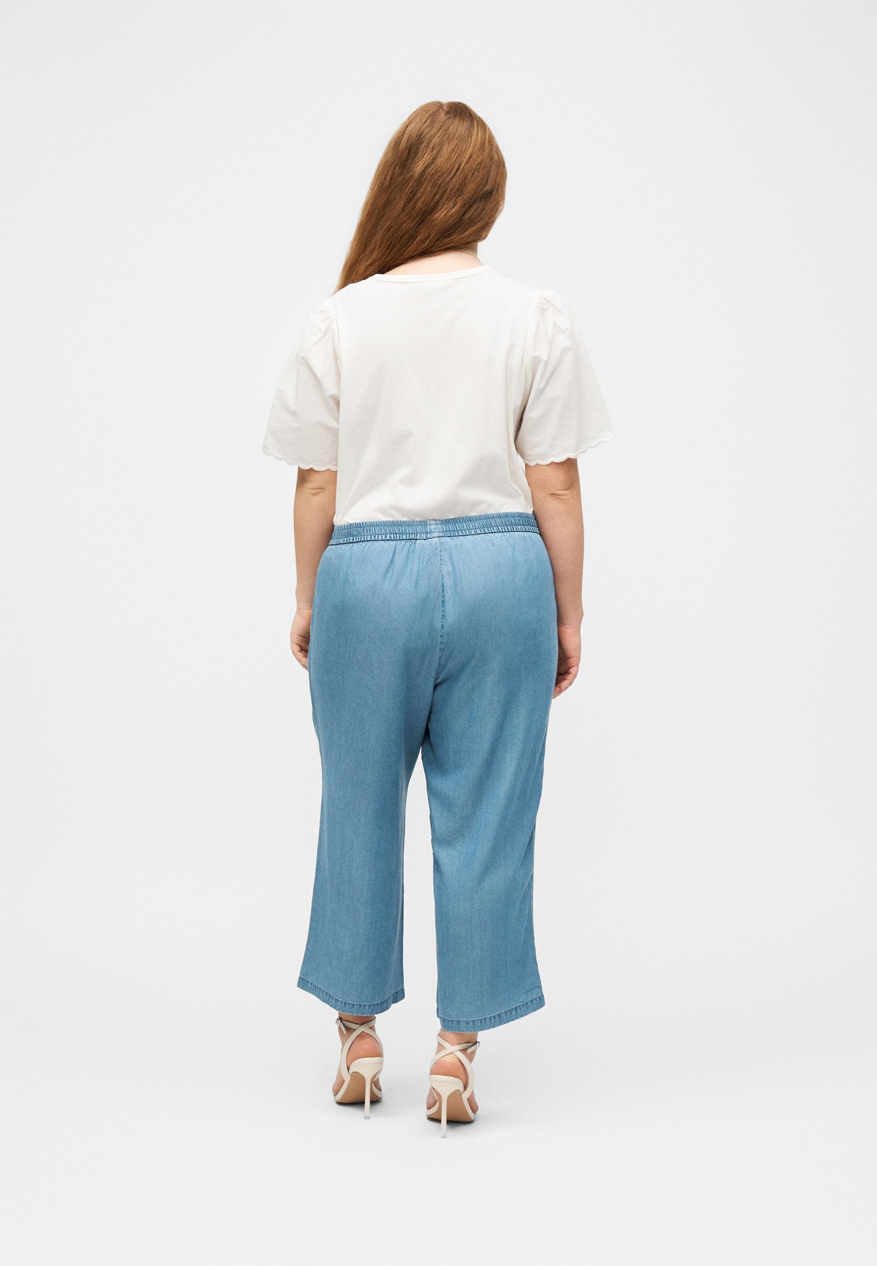 Wide-leg CARCHARIS Cropped Fit Media 4