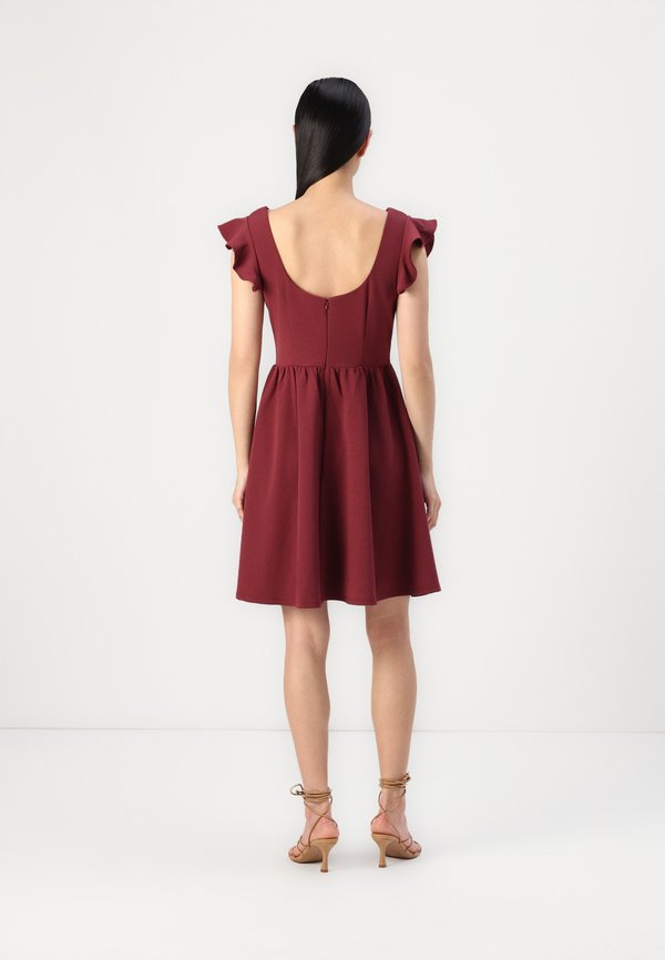 VILA VICLARA FLOUNCE SLEEVES DRESS