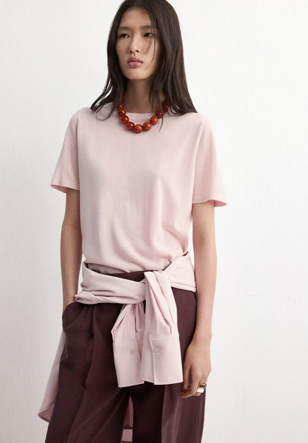 Mango Basic T-shirt - pink