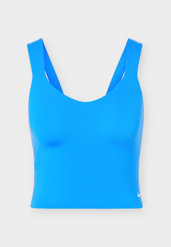 Nike Performance SCULPT BRA TANK - Top - light photo blue/white