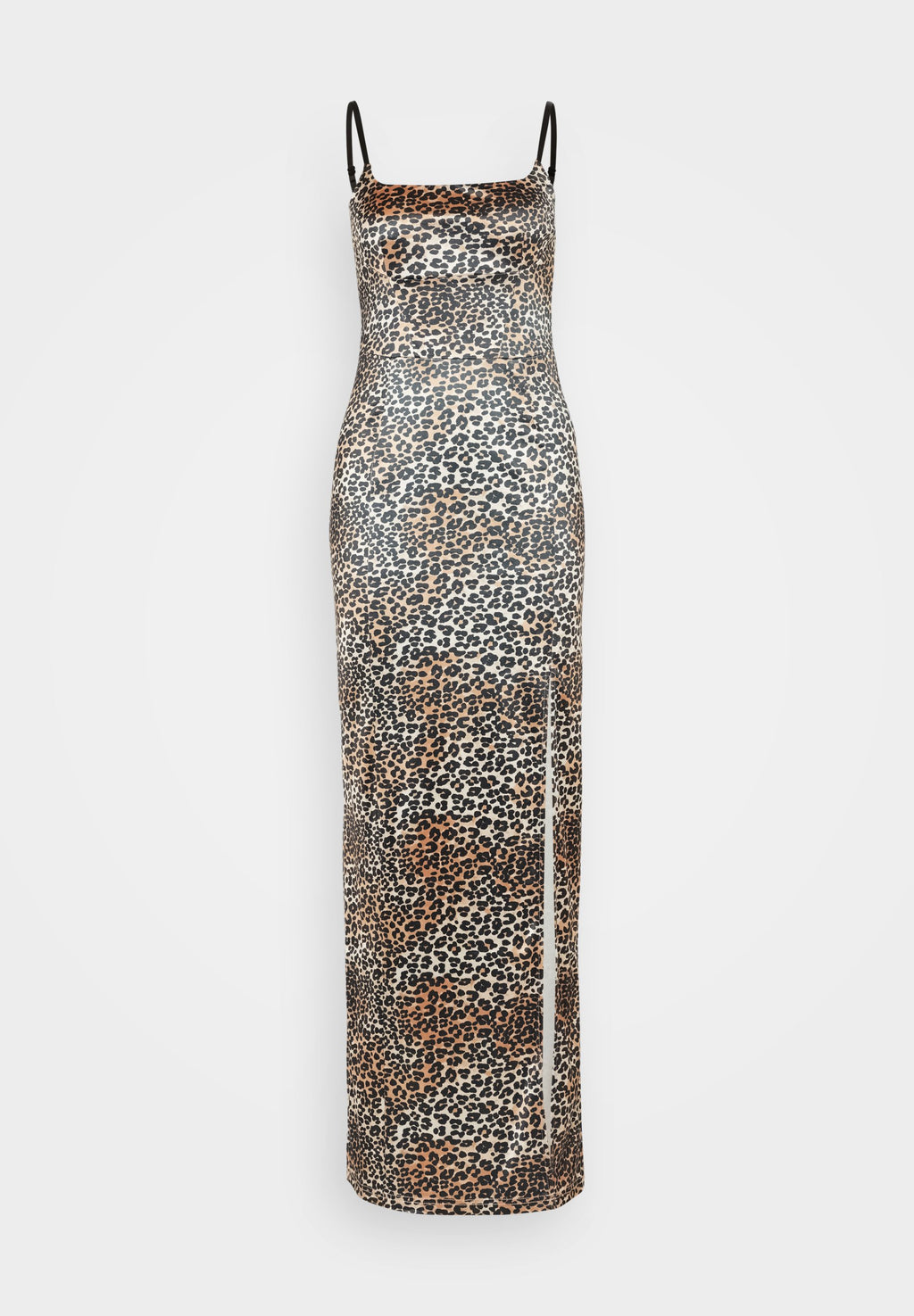 SOMETHINGNEW X LAME COBAIN SNLILLIE LEOPARD SATIN MAXI DRESS