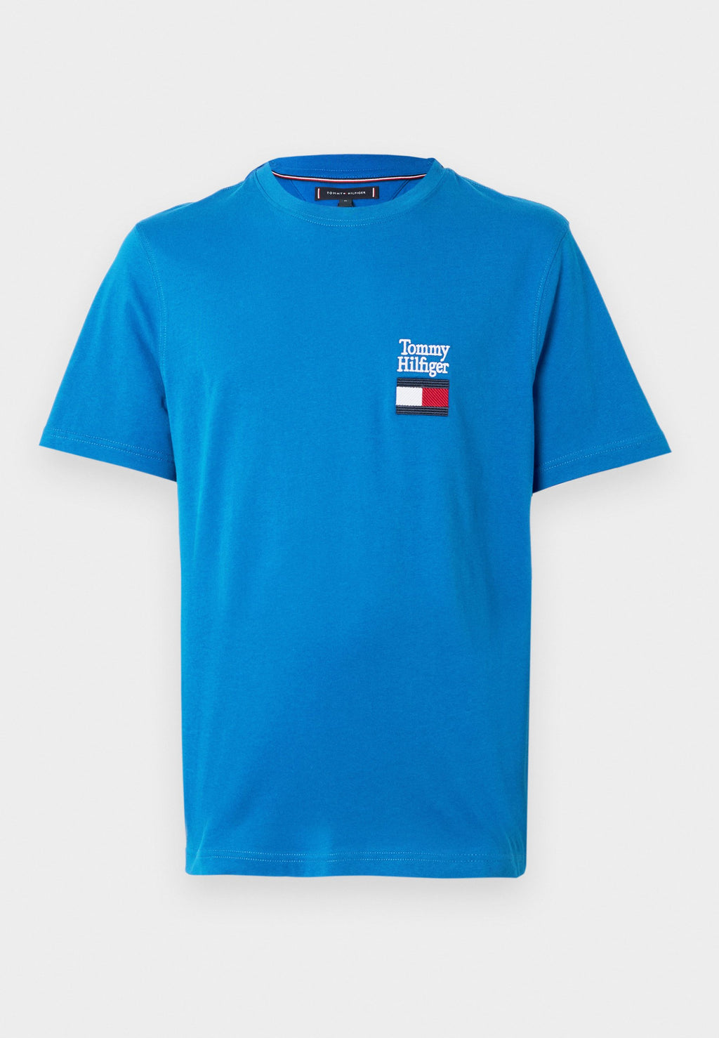 LOGO EMBROIDERY JERSEY CREW NECK T-SHIRT Media 1