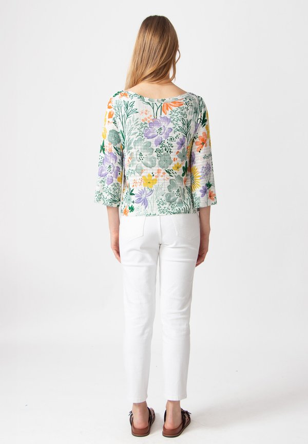 Ivko BOAT NECK FLORAL