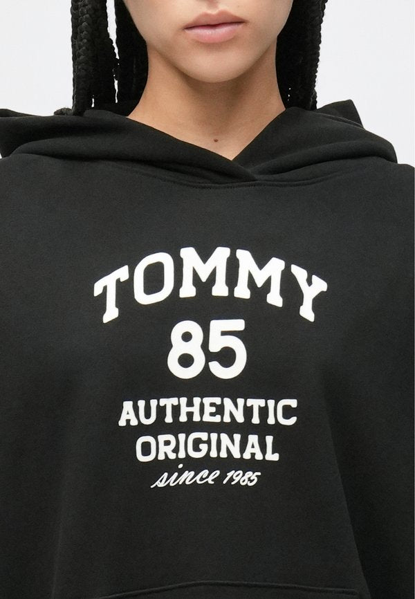 Tommy Jeans 1985 FLOCK LOGO OVERSIZED HOODY