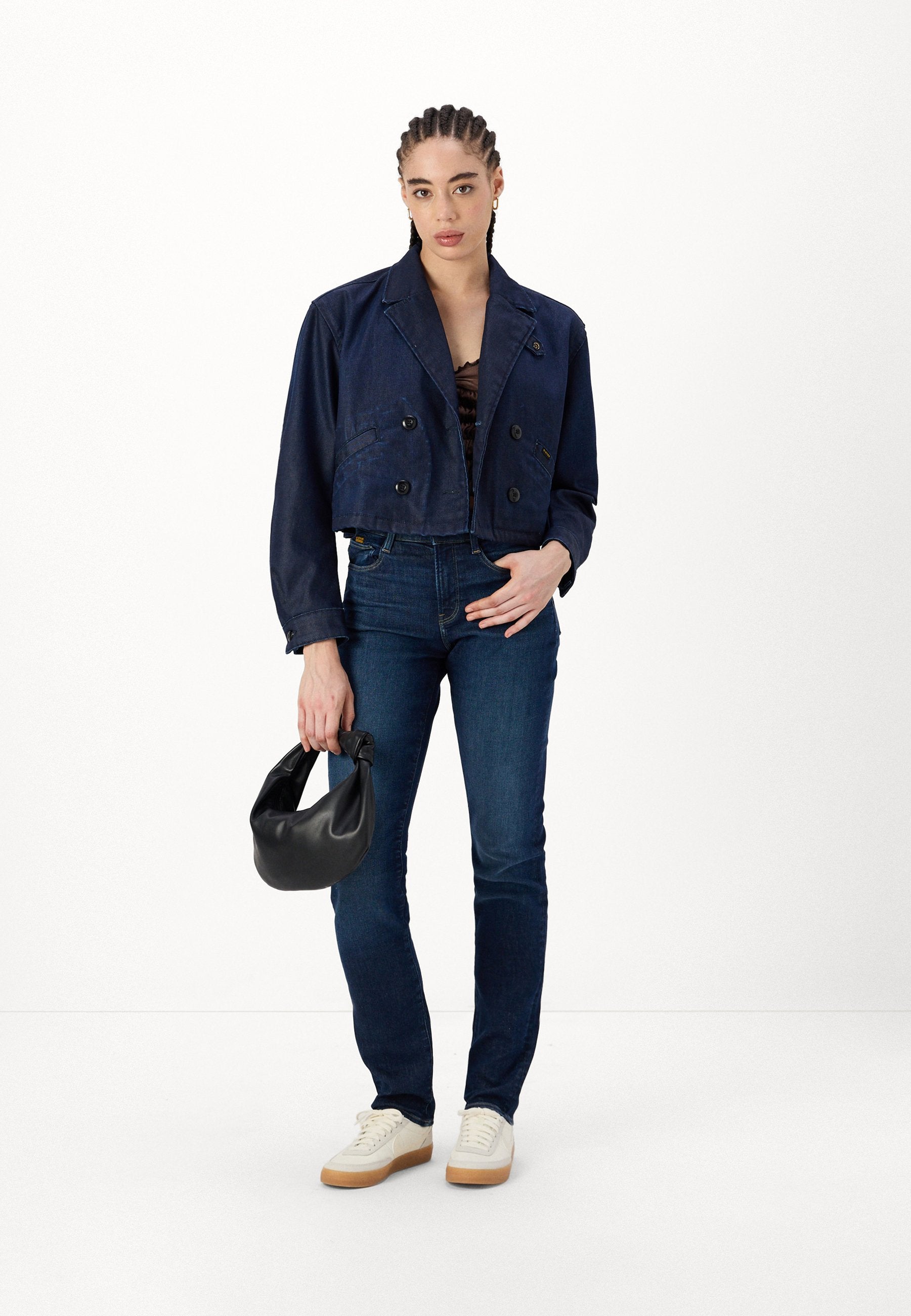 CROPPED PEACOAT JACKET  Media 2