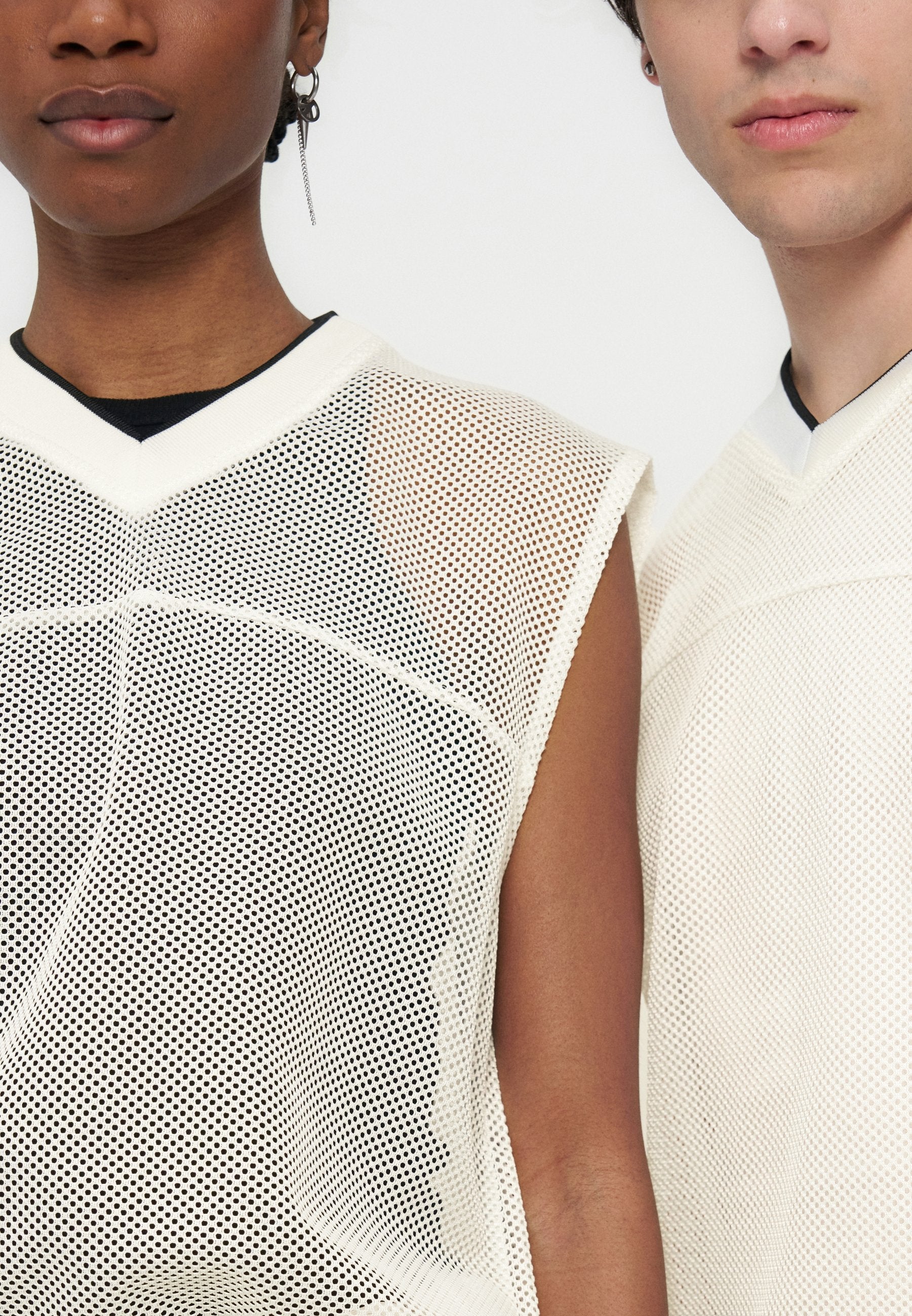 YOURTURN OVERSIZED FIT MESH TANK