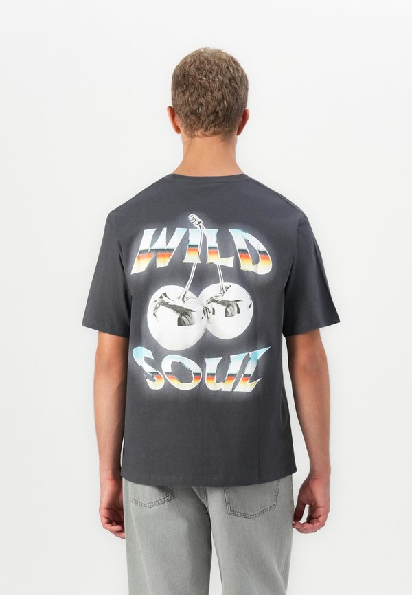 Jack & Jones T- - Print T-shirt - asphalt