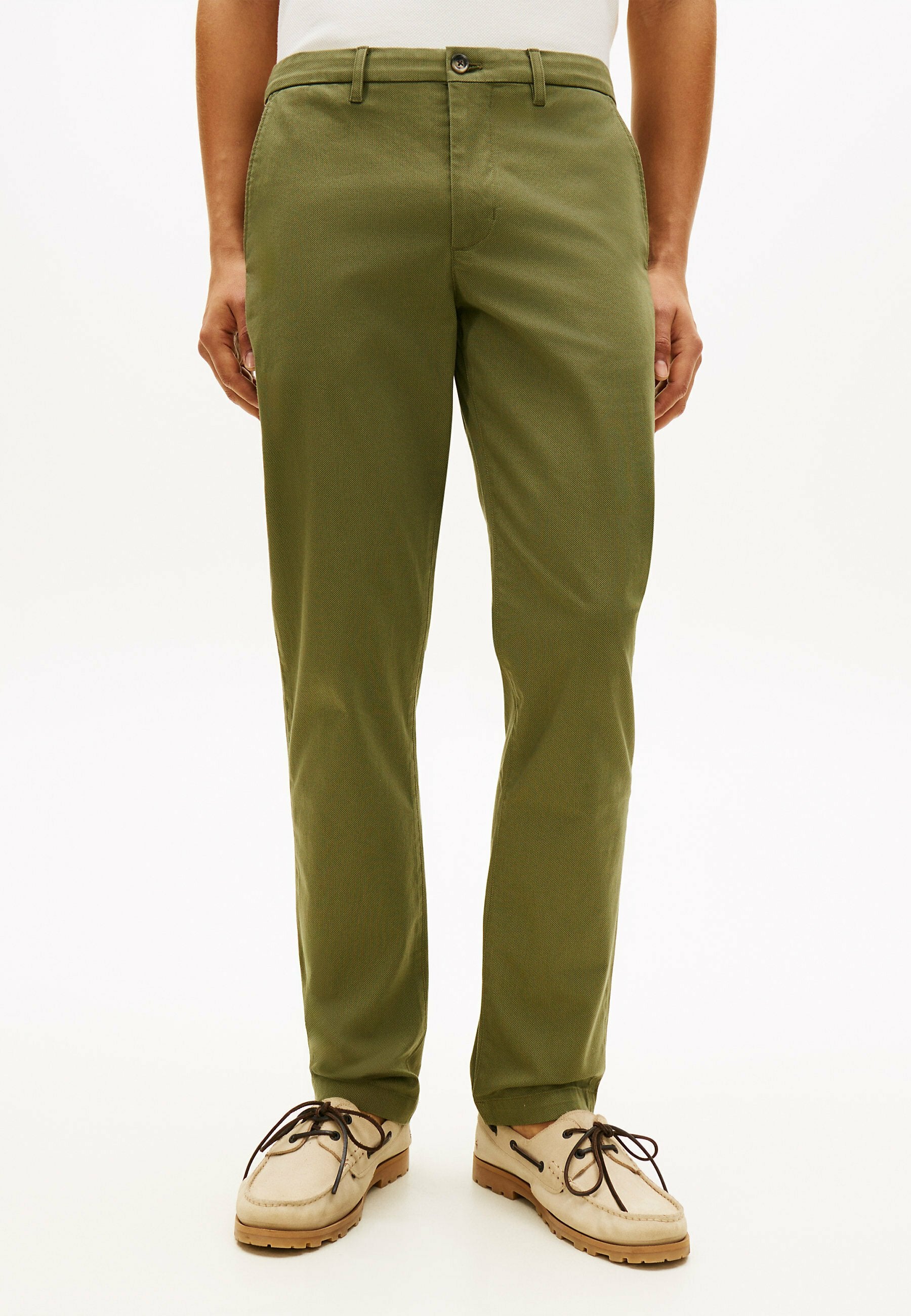 DENTON TEXTURED PRINT STRAIGHT LEG TROUSERS Media 3