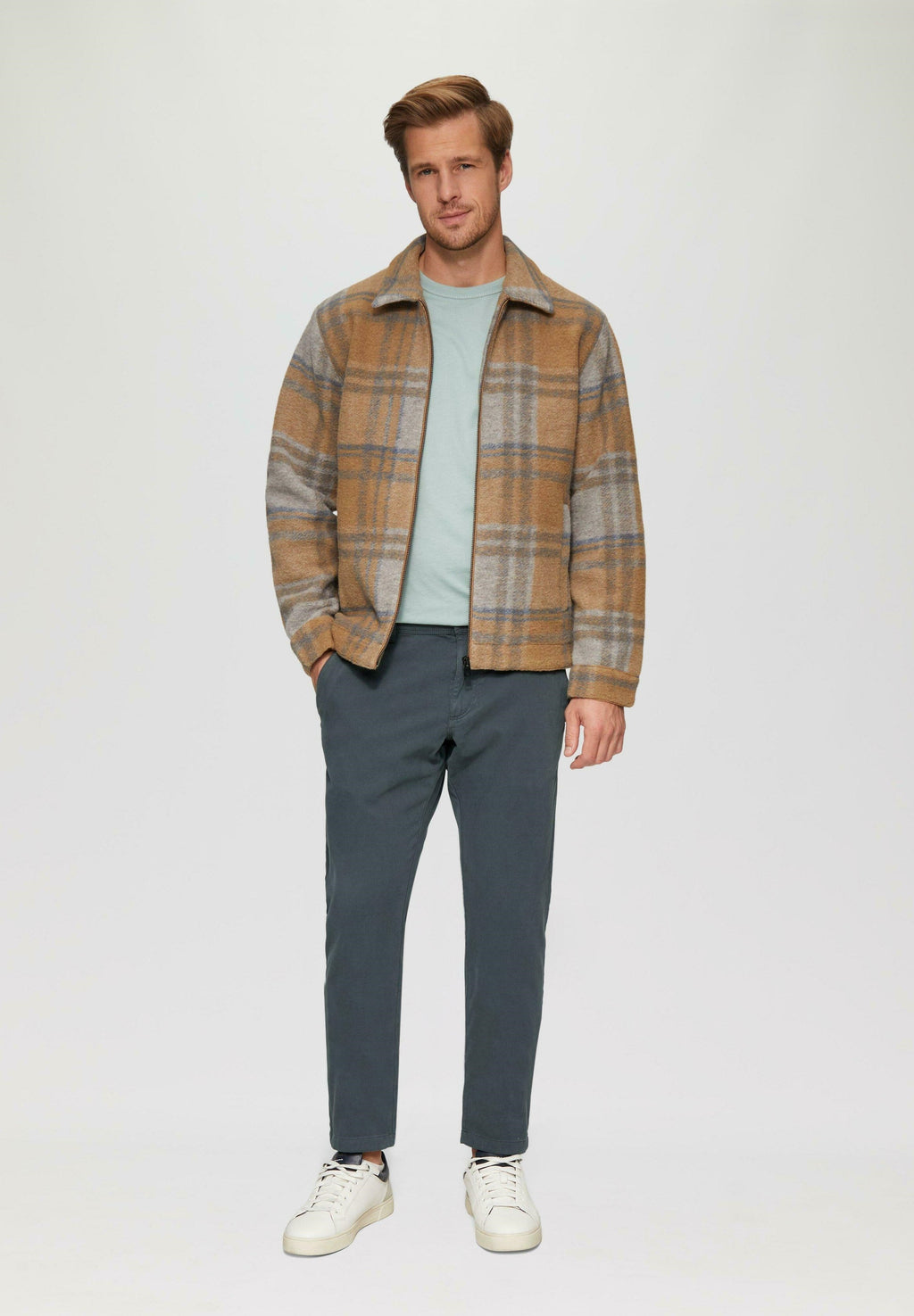 s.Oliver REGULAR FIT STRUKTURIERTE STRETCH