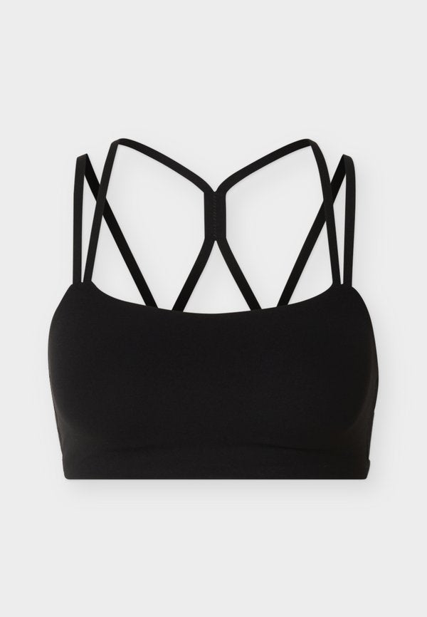 Nike Performance ZENVY STRAPPY BRA - Light support sports bra - black/cool grey