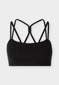 Nike Performance ZENVY STRAPPY BRA - Light support sports bra - black/cool grey