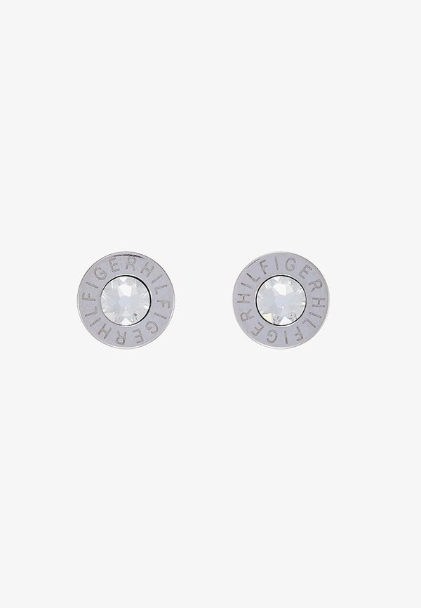 Tommy Hilfiger Earrings - zirkonia weiß