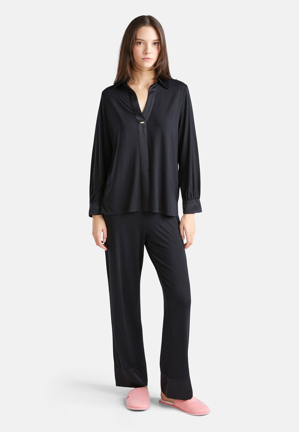 United Colors of Benetton STYLE WITH CUFFS COLLAR AND FRONT OPENING IN STRETCH