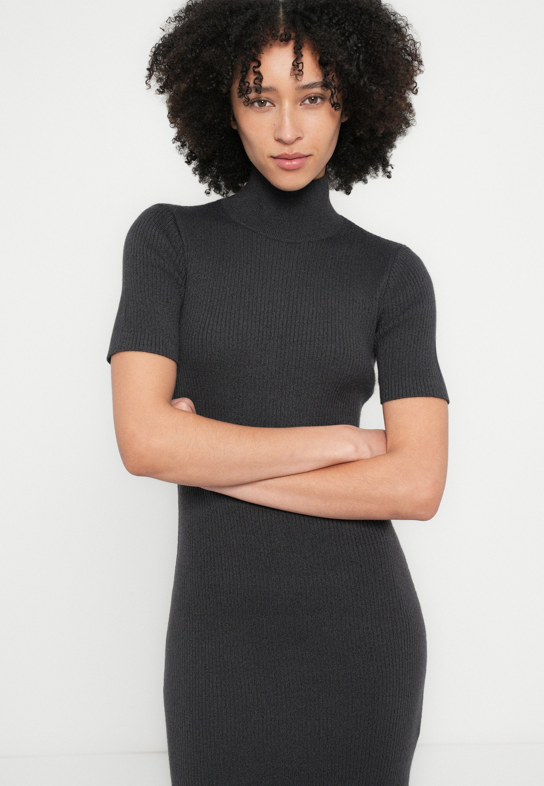 Calvin Klein Jeans LUREX TNECK MINI DRESS