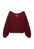 PULL&BEAR PURL WITH A V-NECKLINE