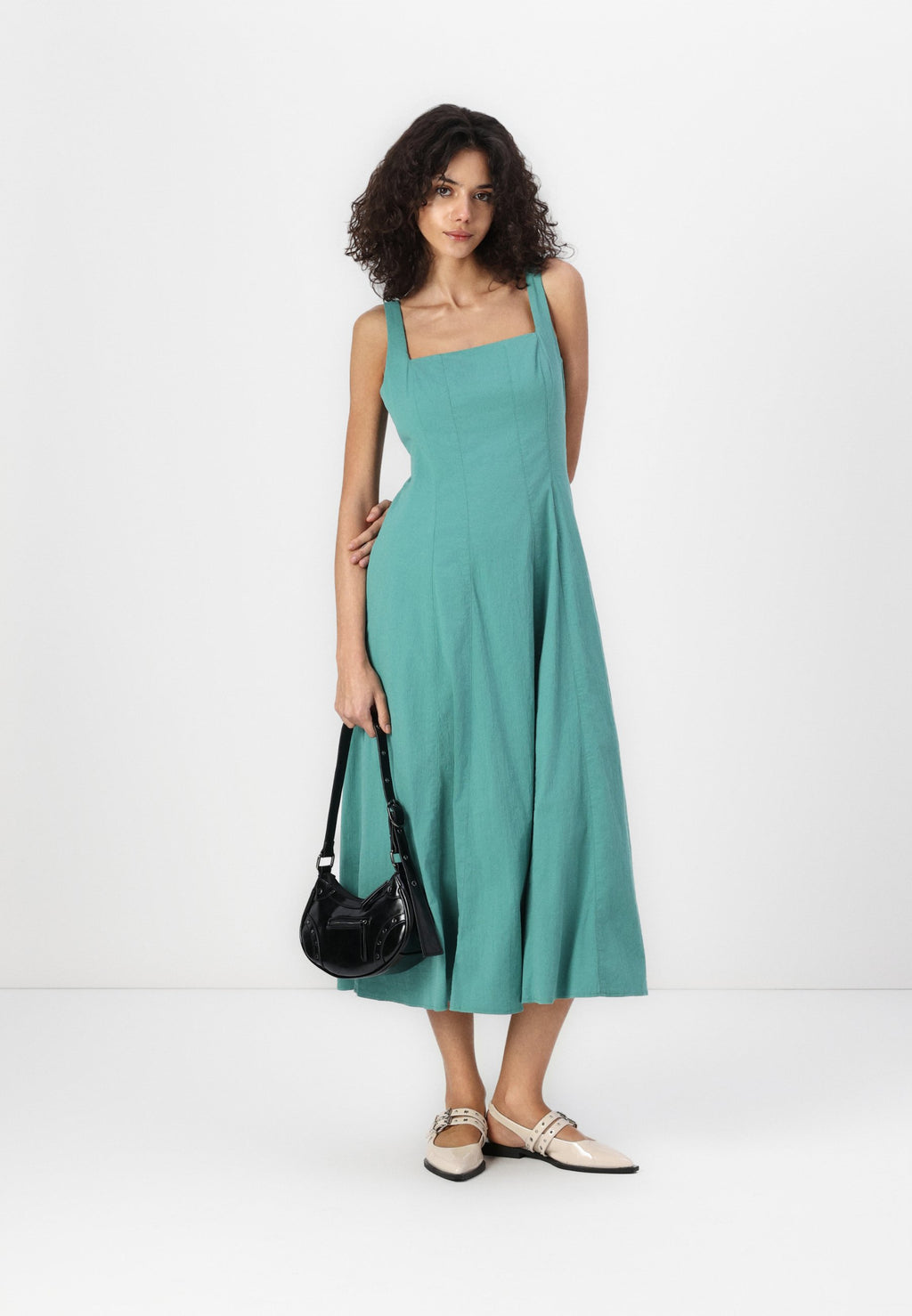 Abercrombie & Fitch The A&F Mila Midi Dress