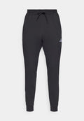 adidas Sportswear ESSENTIALS FEELCOZY FLEECE - Tracksuit bottoms - black/white