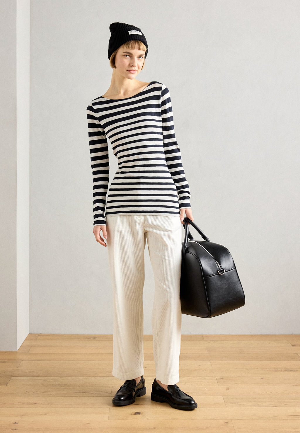 Marc O'Polo LONG SLEEVE BOAT NECK STRIPED