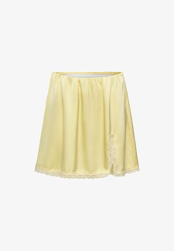 ONLY ONLMENUS Short - A-line skirt - double cream