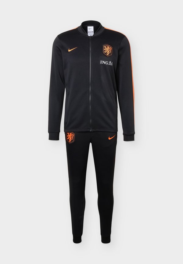 Nike Performance NETHERLANDS SUIT  - National team wear - black/hyper crimson