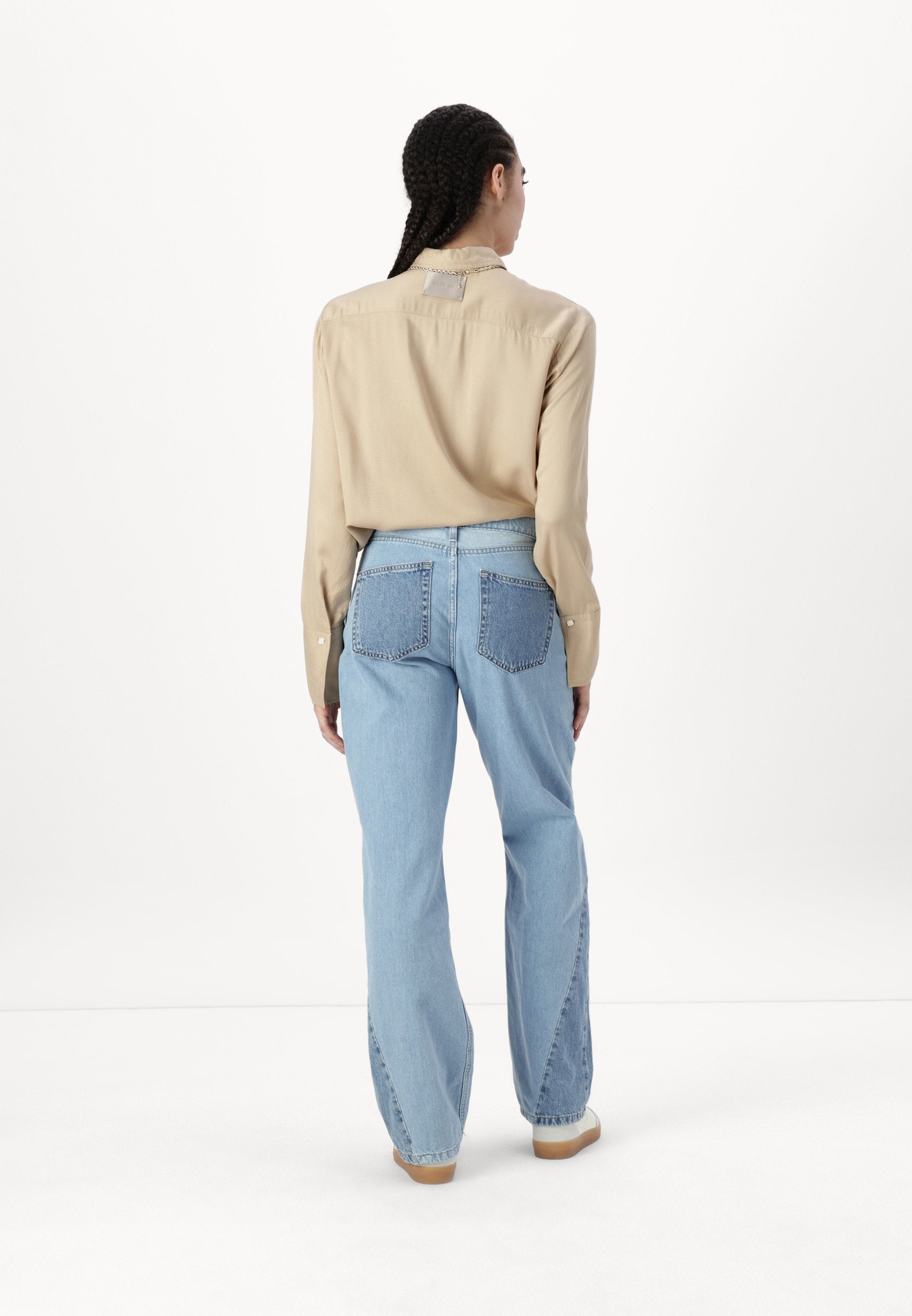 Wide-fit ONLCOBAIN mid waist Wide leg fit Media 4