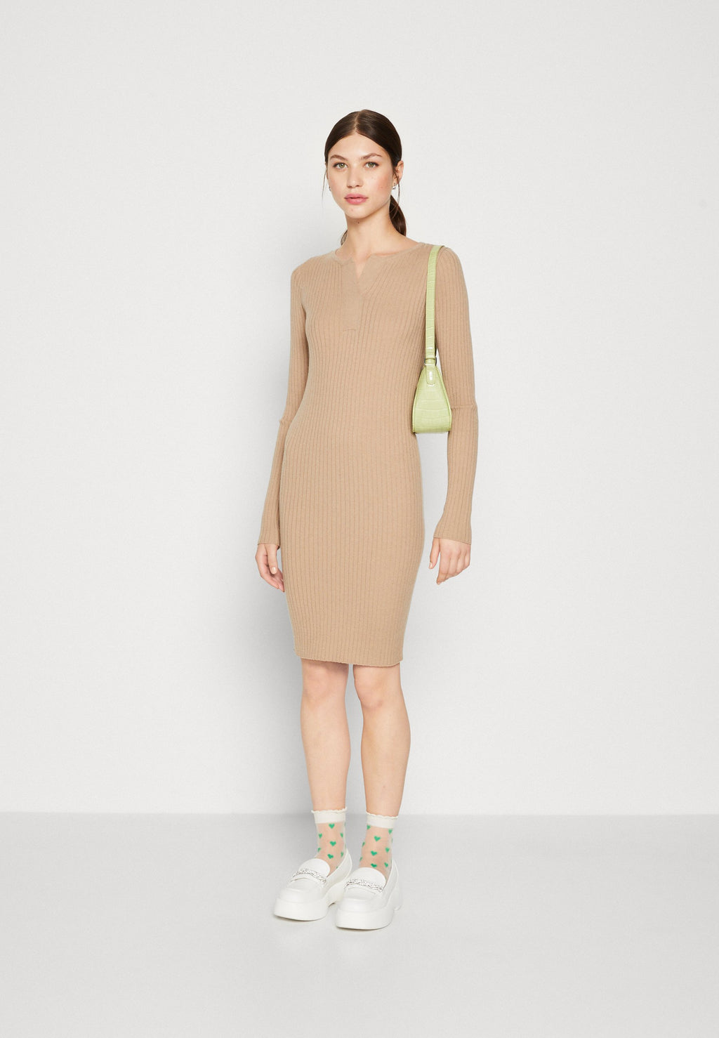 Pieces PCSAFILA V NECK DRESS
