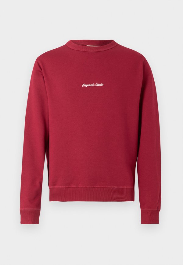 Jack & Jones JORNORREBRO EMB SWEAT CREW NOOS - Sweatshirt - tibetan red