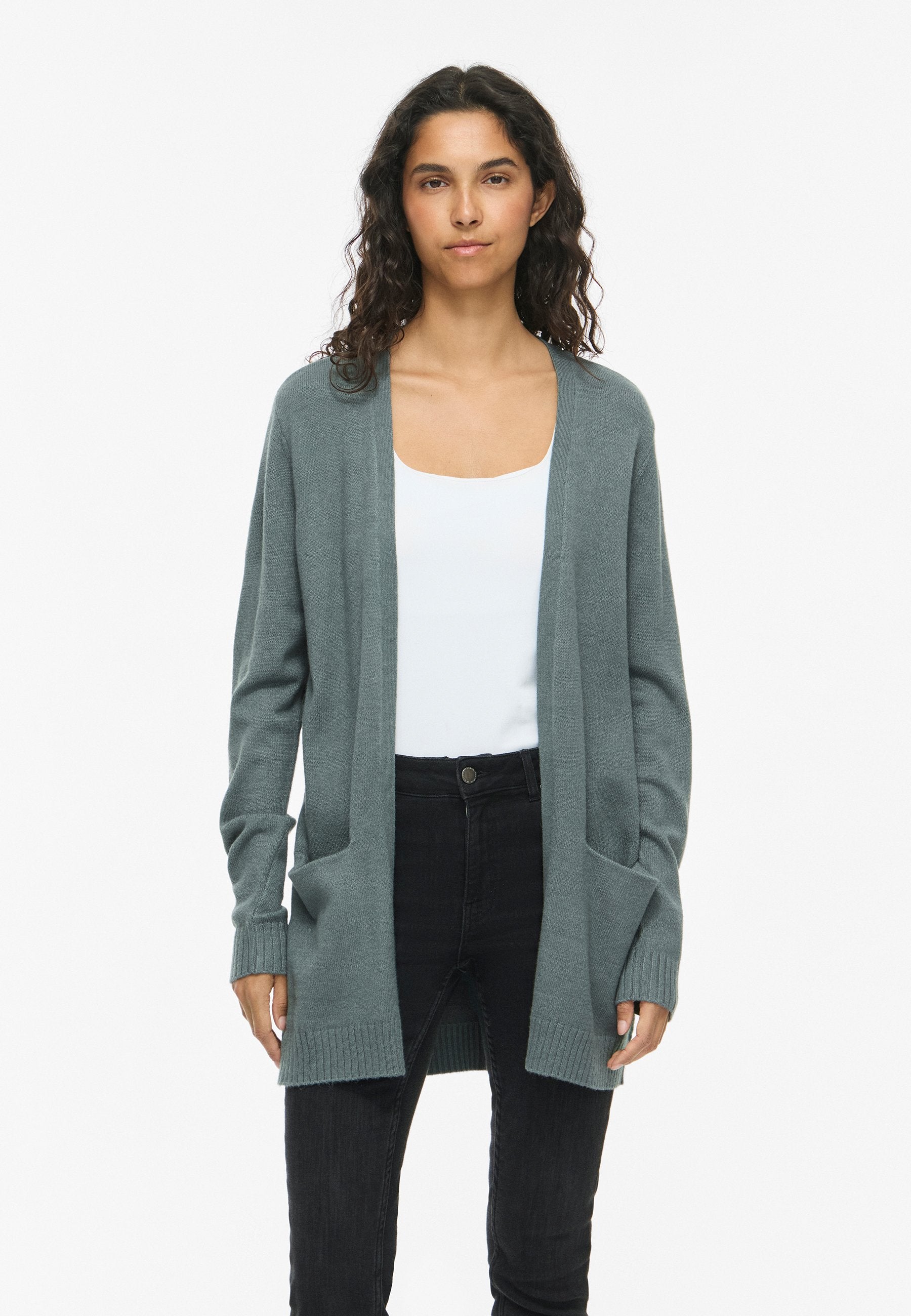 VILA VIRIL OPEN L/S KNIT CARDIGAN - NOOS