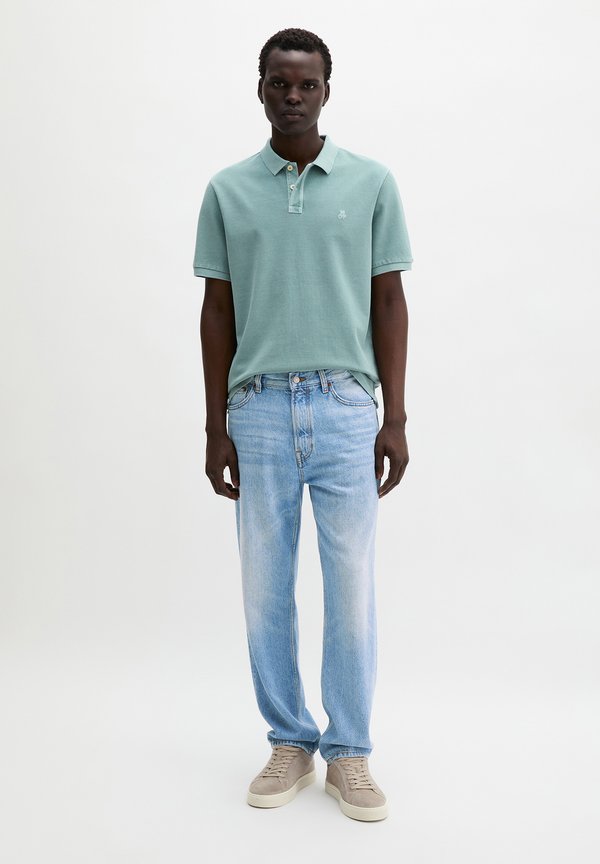Marc O'Polo SHORT SLEEVE SLITS AT HEM EMBROIDERY