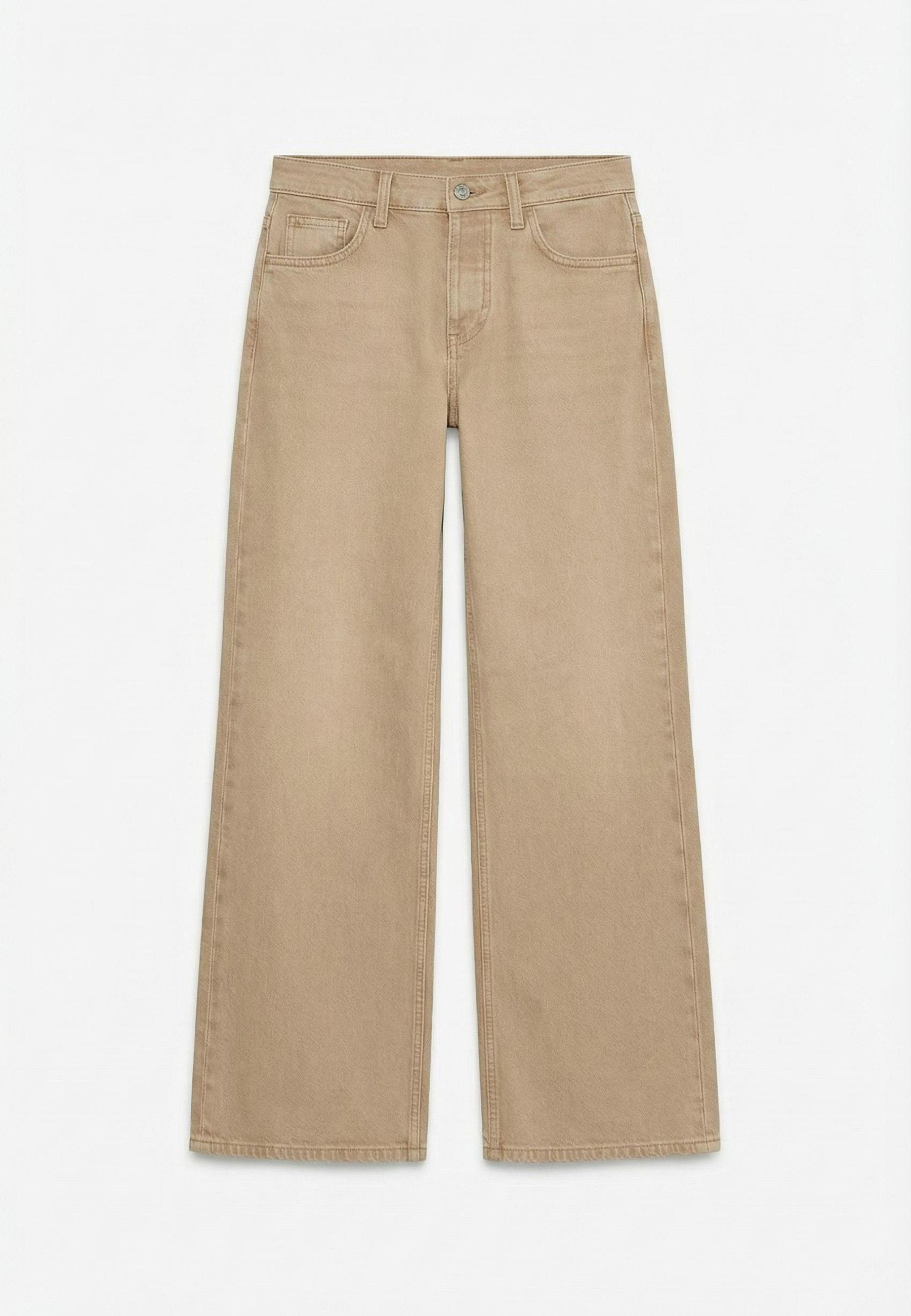 Topshop Loose-fit TSEMBER Low rise Wide Leg Fit