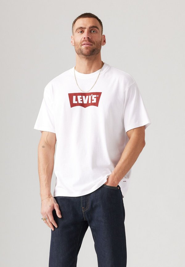 Levi's® VINTAGE GRAPHIC TEE - Print T-shirt - vintage chili oil batwing white