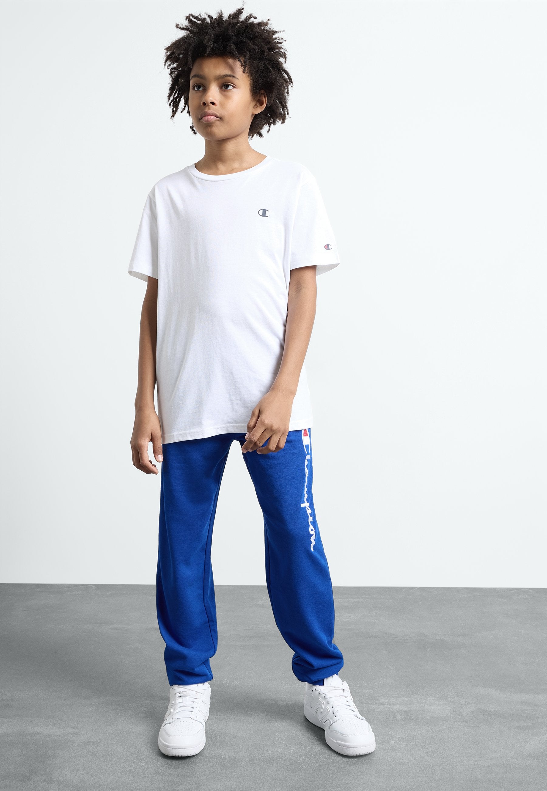 Champion ICONS CUFF PANTS WITH LARGE LOGO