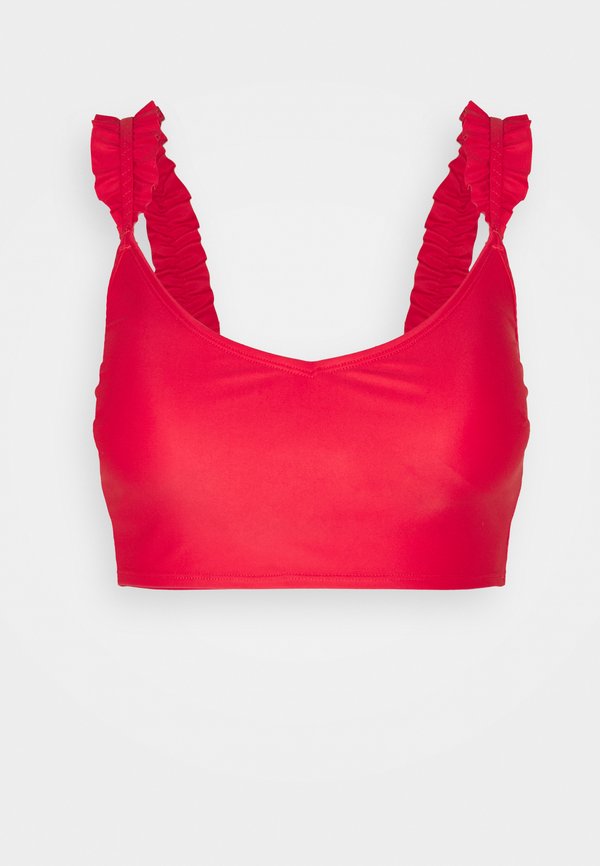 aerie LONGLINE SCOOP RUFFLE