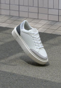 Jack & Jones JFWASPIRE COURT - Trainers - white/vapor blue/castlerock
