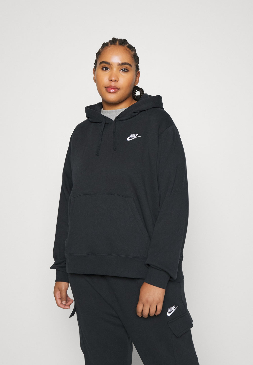 Nike Sportswear W NSW CLUB FLC PO HDY STD PLUS
