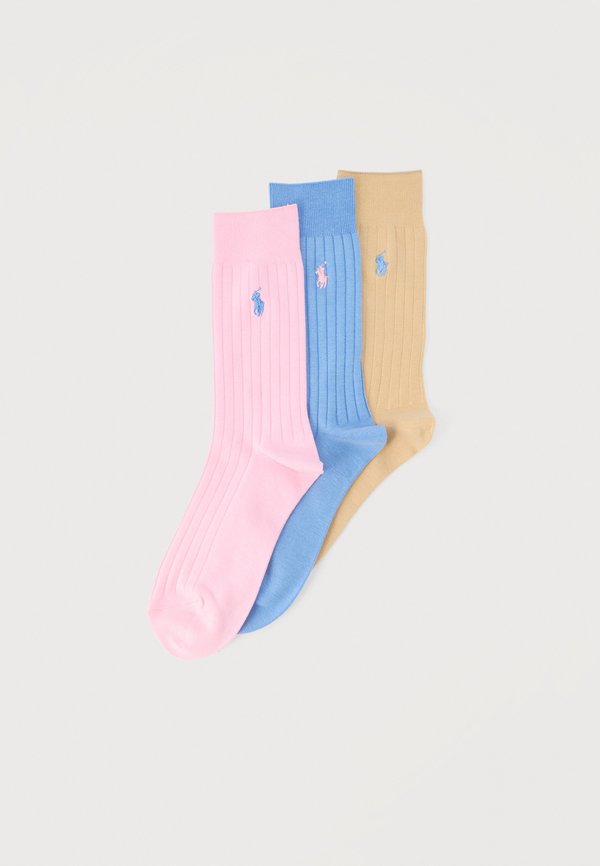 Polo Ralph Lauren RIBBED COTTON-BLEND TROUSER SOCK 3-PACK