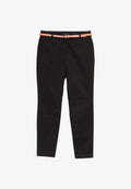 TOM TAILOR TOM TAILOR HOSEN & CHINO CHINO MIT GÜRTEL - Chinos - deep black