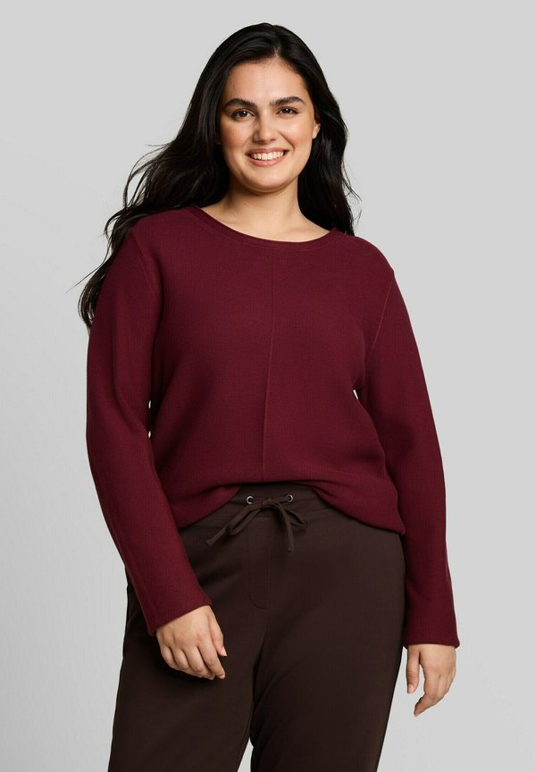 TOM TAILOR Jumper - preppy plum