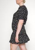 Vero Moda Curve VMGELINA FRILL DETAIL SHORT SKIRT