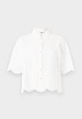 ONLY ONLVALAIS - Button-down blouse - cloud dancer