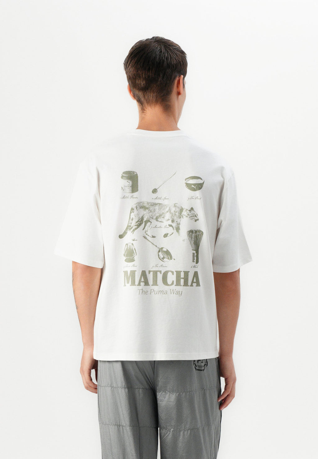 Puma BOXY MATCHA GRAPHIC TEE UNISEX